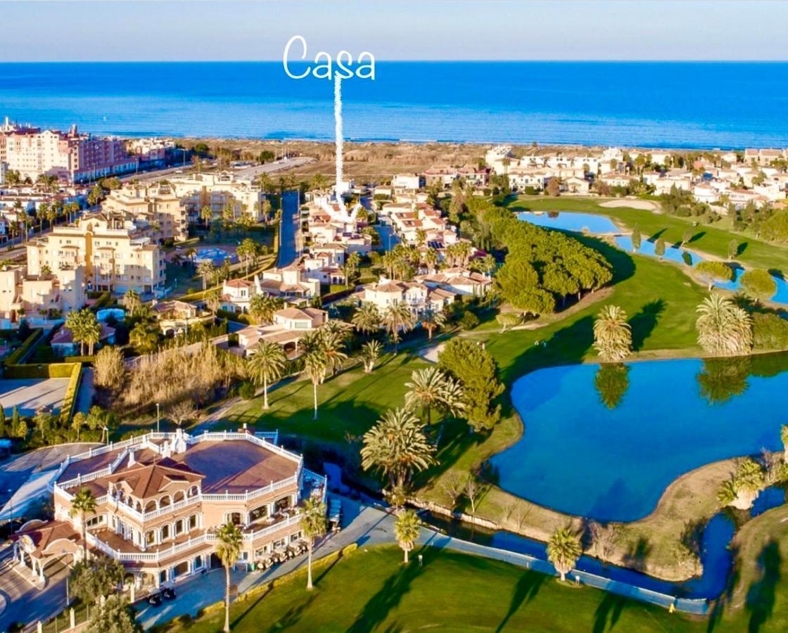 Villa Con Jardin En Oliva Nova Golf A 100M De La Playa Exterior foto